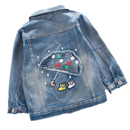 Girl's Denim Jacket For Children